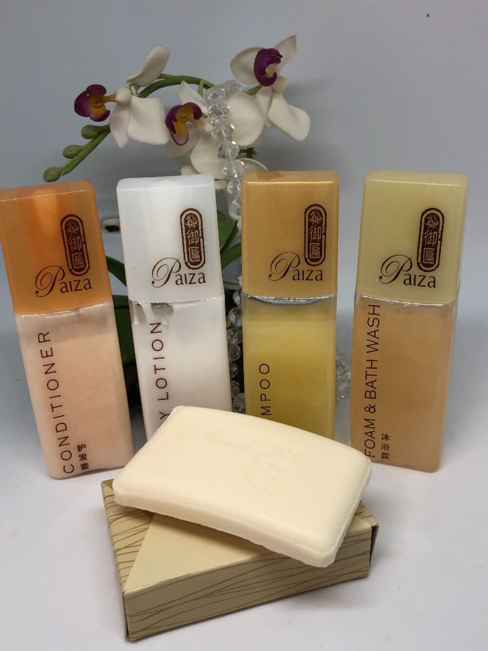 5x Palazzo Hotel Las Vegas Paiza Travel Size Toiletries-Shampoo~Conditioner~Soap